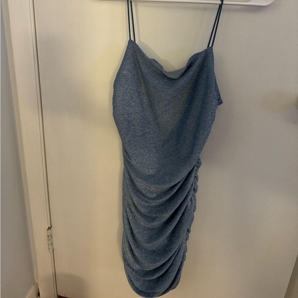 Blue short Shein dress size petite small